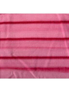 Hand-Dyed Pink Striped Cotton Fabric 17"x21" For Crafting & Sewing Projects